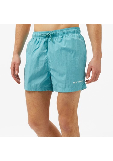 Unıted4 Erkek Yeşil Mayo Şort Umı Mavi
