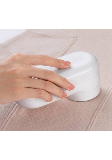 Dancemonkey Xiaomi Mijia Giysi Saç Çıkarıcı Topu, Saç Topu Düzeltici Usb Şarj Edilebilir Beyaz