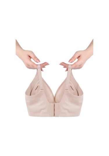 Balensiz Görünmez Fitilli Kaşkorse Çıkarılabilir Pedli Dikişsiz Sütyen 80645 Ten