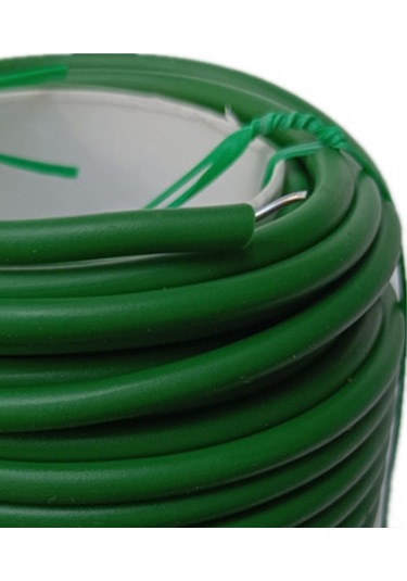 Gajeena Bahçe Bitkileri İçin Sabitleme Tel İpi, Plastik Kaplı Demir Tel, Esnek Bükülebilen, 3.5mm X 20m, Çiçek Dizaynı Ve Dal Sabitleme İçin Dayanıklı Bağlama Aracı