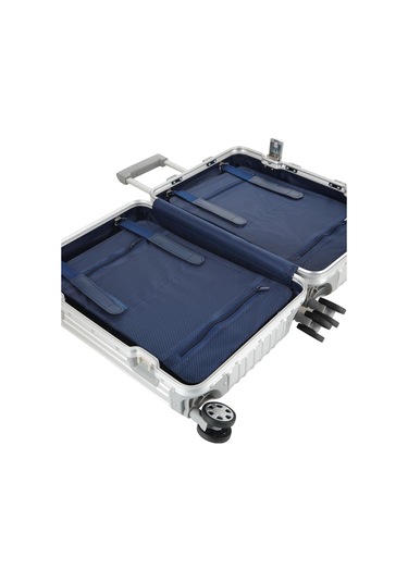 Alüminyum Kabin Boy Valiz - Bej Bej