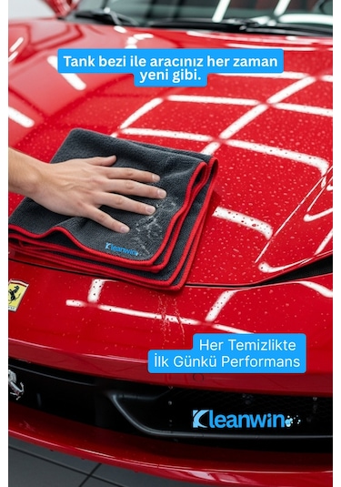 Gaia Mikrofiber Bez 300 Gsm 50x70 Cm Oto Kurulama Havlusu Araç Yıkama Ve Cam Temizlik Bezi