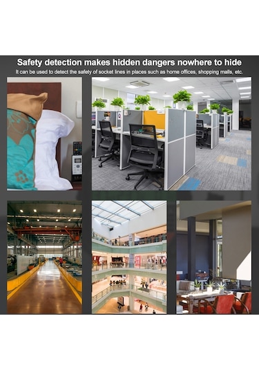 Butuglobal Habotest Ht107d Çok Fonksiyonlu Dijital Ekran Soket Test Cihazı Ab Fişi