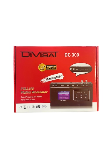 Divisat Dc-300 Tek Kanal Qam Dvb-c Encoder Modülator