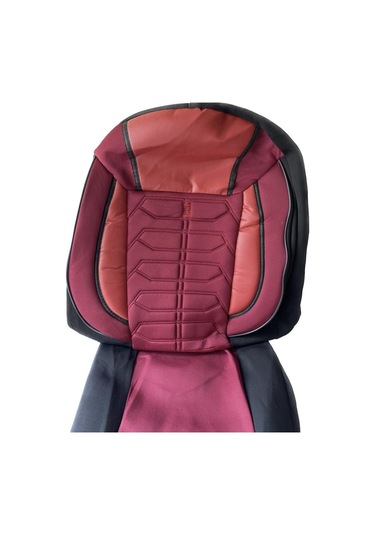 Oto Koltuk Kılıfı Hafif Ticari Ön Ve Arka Set Siyah-bordo