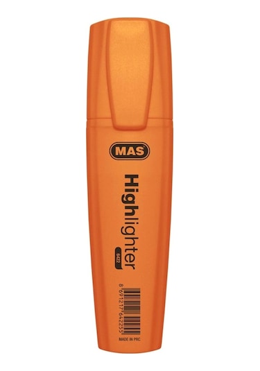 Mas Fosforlu Kalem Turuncu 3 Adet Fosforlu Turuncu