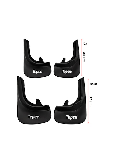 Peugeot Partner Tepee Paçalık Tozluk Çamurluk Ön Arka 4'lü Set