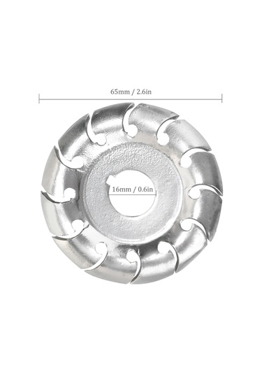 Reedark Hızlı Ahşap Oyma Diski - 65mm Çap, 16mm Delik, Açılı Taşlama İçin Yüksek Performans