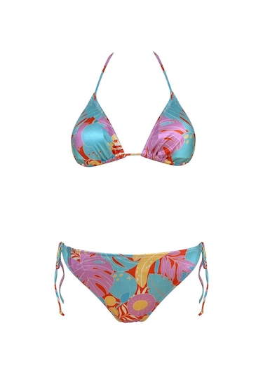 Deep Beach Üçgen Ipli Bikini Takım Kırmızı