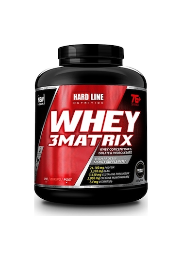 Hardline Whey 3Matrix Protein Tozu 2300 G -  Çikolata