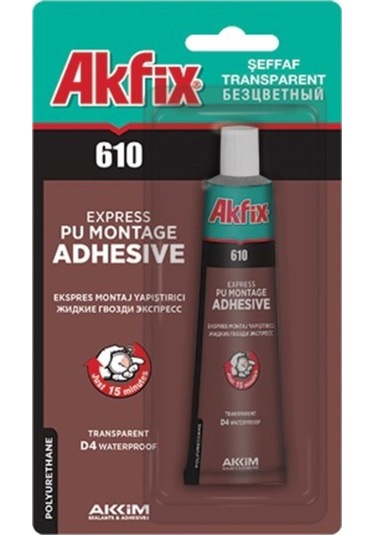 610 Ekspres Montaj "Tüp" Sıvı Çivi 50Ml Çok Renkli