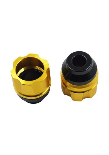 Cbtx Global 2 Çift Motosiklet Modifiye Aksesuarları Düşme Önleyici Fincan Cnc Çarpışma Önleyici Ön Çatal Bardak Altın