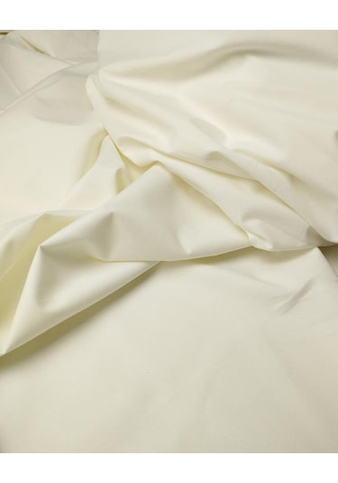 Ekru Renkte Pamuklu Kumaş En 150 Cm X Boy 225 Cm -10327 Ekru