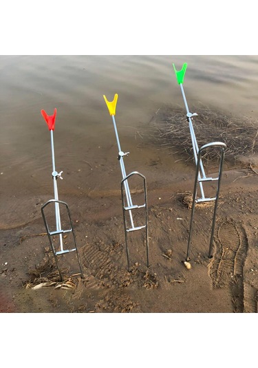 Homyl Katlanabilir Olta Kutup Tutucu Ayarlanabilir Katlanır 38cm