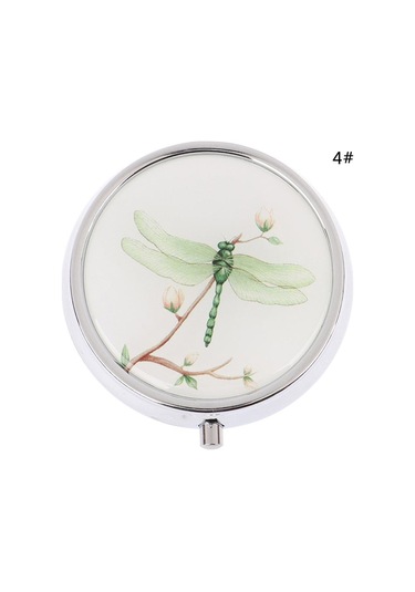 Tıp Organizatör Taşınabilir Hap Kutusu Makyaj Saklama Kabı Katlanır Hap Kutusu 4