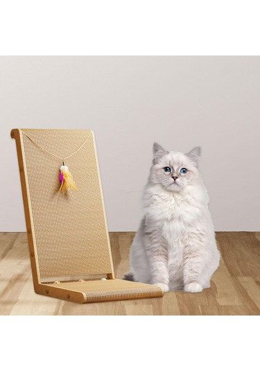 Suntek Şekilli Kedi Tırmalama Karton Kitty Dinlenme Için L