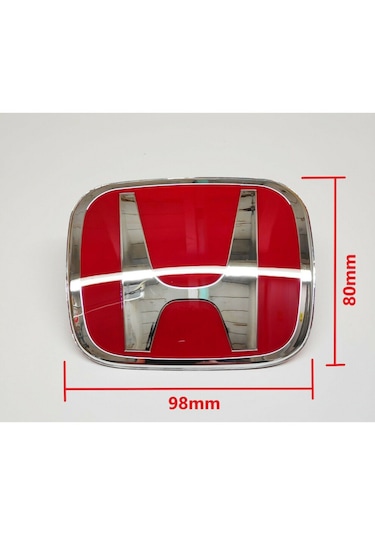 Honda Fn2 Typer Panjur Kırmızı H Logosu -  Boyut 98mmx80mm