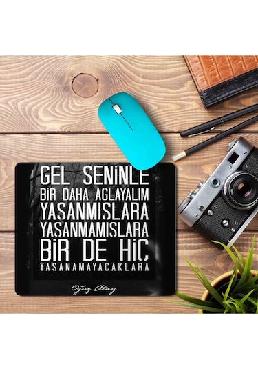 Oğuz Atay Gel Seninle Bir Daha Ağlayalım Baskılı Mousepad Mouse Pad