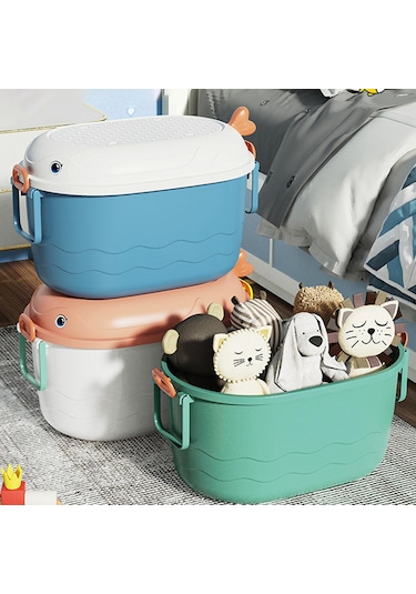 Suntek Magideal Oyuncak Saklama Organizatörü, Kırmızı-beyaz-küçük