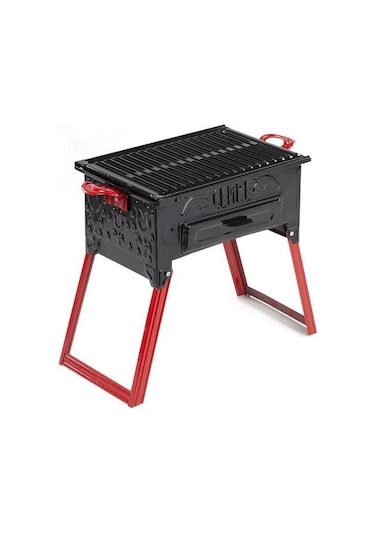 Cemre C04 28x43 Cm Ayaklı Emayeli Mangal Kahverengi