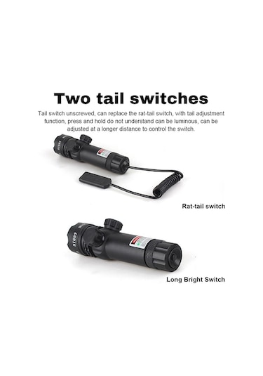 Tongxida Usb Şarjlı Yeşil Lazer Hedefleyici, Ayarı Değiştirilebilir Işık, Dayanıklı Metal Gövde, 2 Adet Braket, Fantezi Kablol Siyah