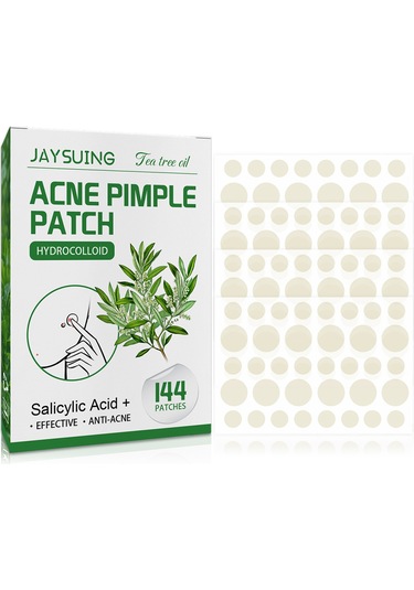 Youtek 144 Adet Sivilce Yama Bandı - Hidrokolloid, Çay Ağacı Yağlı, Beyaz Nokta Ve İltihaplı Sivilceler İçin