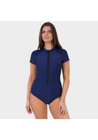 Bayanlar İçin Basit Düz Bikini Mayo Mavi