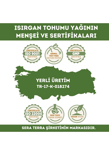 Isırgan Tohumu Yağı 10 Ml %100 Saf Diğer