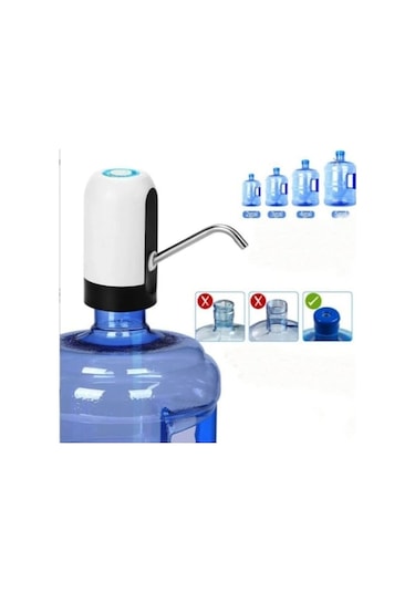 Maoyaya Şarjlı Tek Motorlu Damacana Pompası Beyaz, Güçlü Performans Beyaz