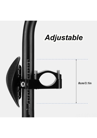 Dofolink Alüminyum Aloy Bisiklet Dinlenme Kolu, Dağ Bisikleti Yardımcı Kolu, Tt Kolu, Uzun Yol Sürüşü İçin Konforlu Tutamak