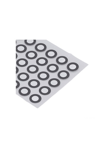 Youtek 3d Tarama Referans Noktaları - 150 Adet Yansıtıcı Etiketler 6mm İç/10mm Dış Çap - Hassas Takipler İçin Pet Malzeme, 3 Adet Sayfa