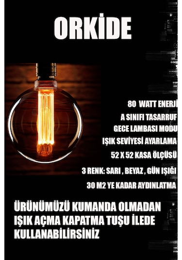 Fuzon 3 Renk Kumandalı Plafonyer Krom Led Avize Modern Orkide Led Avize