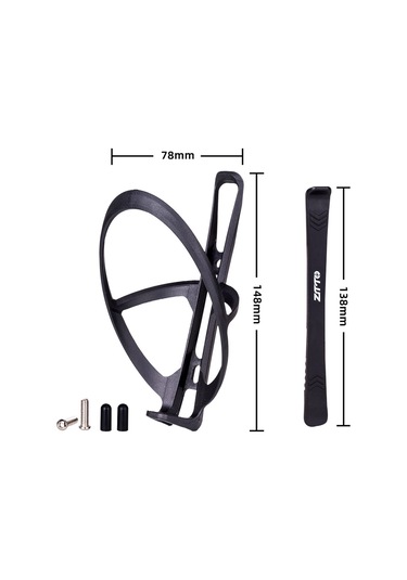 Ztto Hj01 Bileşik Naylon Bisiklet Su Şişesi Kafesi Mtb Bisiklet Şişe Montaj Braketi - Gri