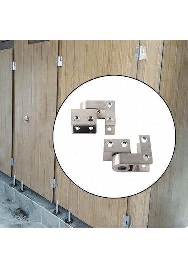 Homyl Tuvalet Bölme Menteşeleri Otel Banyo Alışveriş Merkezi 18mm İçin