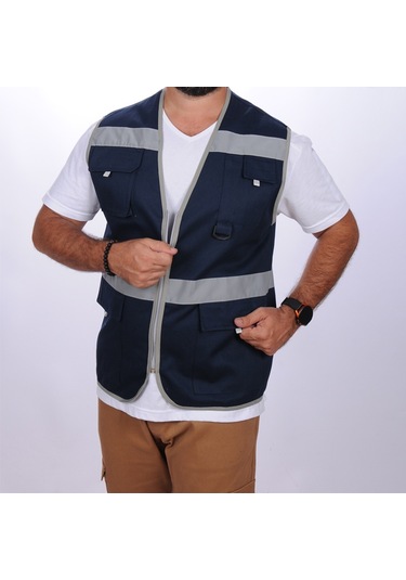 Çok Cepli Alet Yelek Lacivert