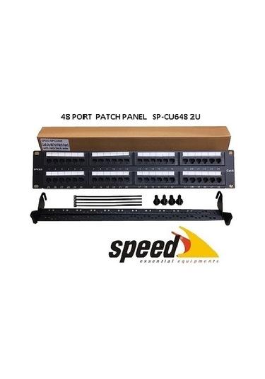 Speed 2U 48Port Cat6 Utp Patch Panel Sp-Cu648