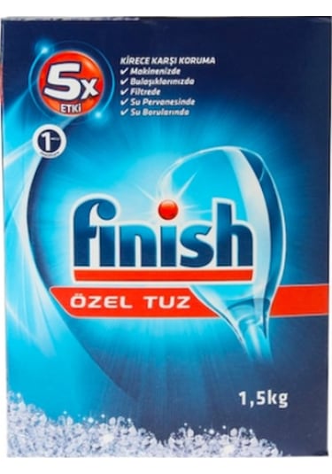 Finish 5 Etkili Bulaşık Makinası Özel Tuzu 2 x 1500 G