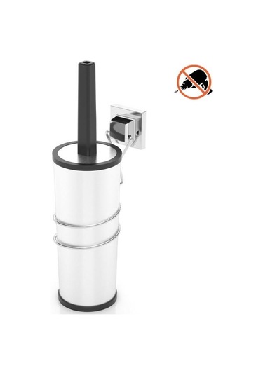 Geseus Yapışkanlı Klozet Fırçası Krom Ef094