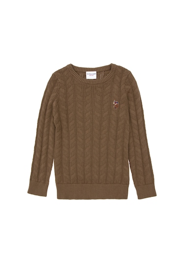 U.s. Polo Assn. Erkek Çocuk Haki Kazak /triko 50288889-vr027 Haki