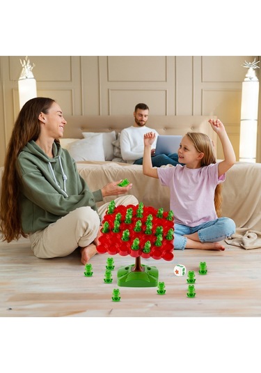 Kurbağa Denge Oyunu 3+ Yaş Eğitici Zeka Oyunu, Ebeveyn-çocuk Etkileşimli Oyuncak