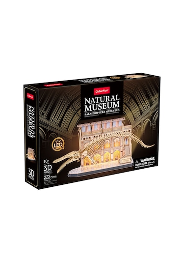 Natural Museum - Mavi Balina 3d Puzzle Led Işıklı L545h