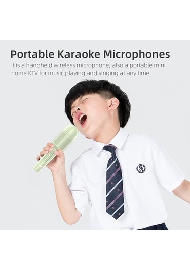 Flybuy Soaiy Mc8 Kablosuz Karaoke Mikrofonu, Bluetooth Hoparlör, 2'li Ktv Oynatıcı, Dahili Ses Kartı, Taşınabilir