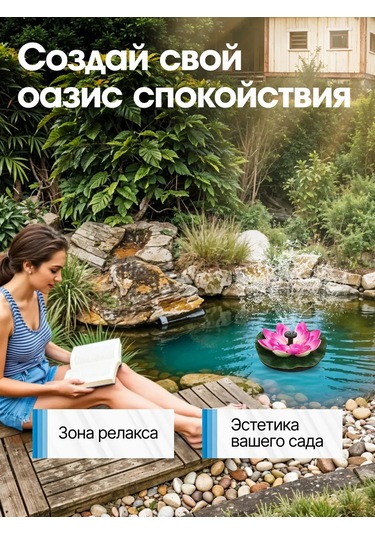 Dominanta Güneş Enerjili Havuz Bahçe Çeşmesi 248923665