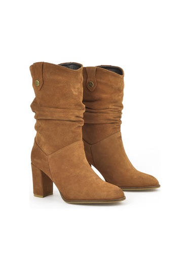 Ziya, Kadın Hakiki Deri Çizme 1531050z25100670k Taba 1531050z25100670k 320 Taba