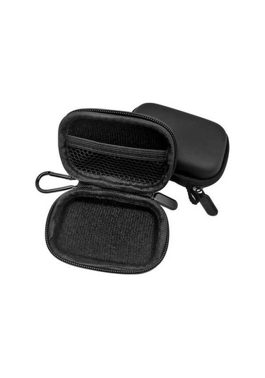 Ulzyvf Su Geçirmez Taşınabilir Oksimetre Kılıfı - Eva Malzeme, Şok Emici, Askılı Siyah Kılıf Siyah