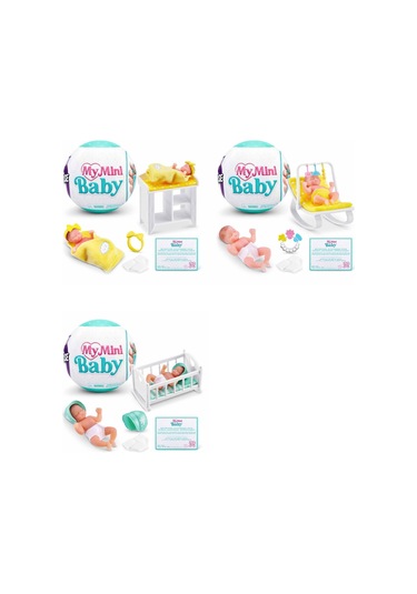 1 Adet Aksesuarlı Sürpriz Mini Baby Babek Paket - 1 Adet - 9.5 Cm