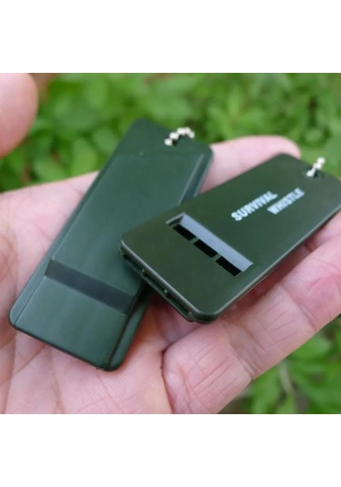 Konesam 5 Adet Siyah Plastik Çok Frekanslı İtfaiye Sistemi, Dağcılık Ve Kamp İçin Yüksek Sesli Acil Durum Sinyal Sistemi Çok Renkli