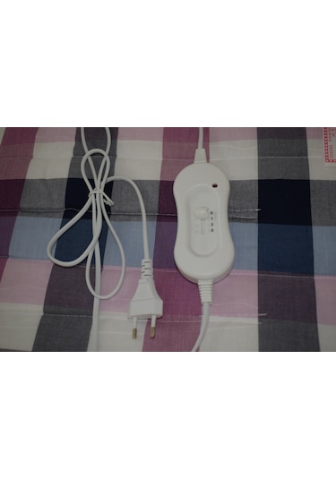Meltem Çift Kş. Elektrikli Battaniye 120x150 pamuk Kumaşlı Çok Renkli