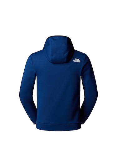 The North Face Erkek Mountain Athletics Tam Boy Fermuarlı Kapüşonlu Polar Ceket Nf0a8dy78z41 Mavi