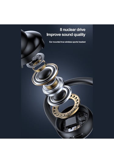 Skycity Kulak Kancalı Tasarım, Derin Gürültü Azaltma, Yüksek Çözünürlüklü Ses, Düşük Gecikme, Ipx4 Suya Dayanıklı, 20 Saat Pil Ömrü